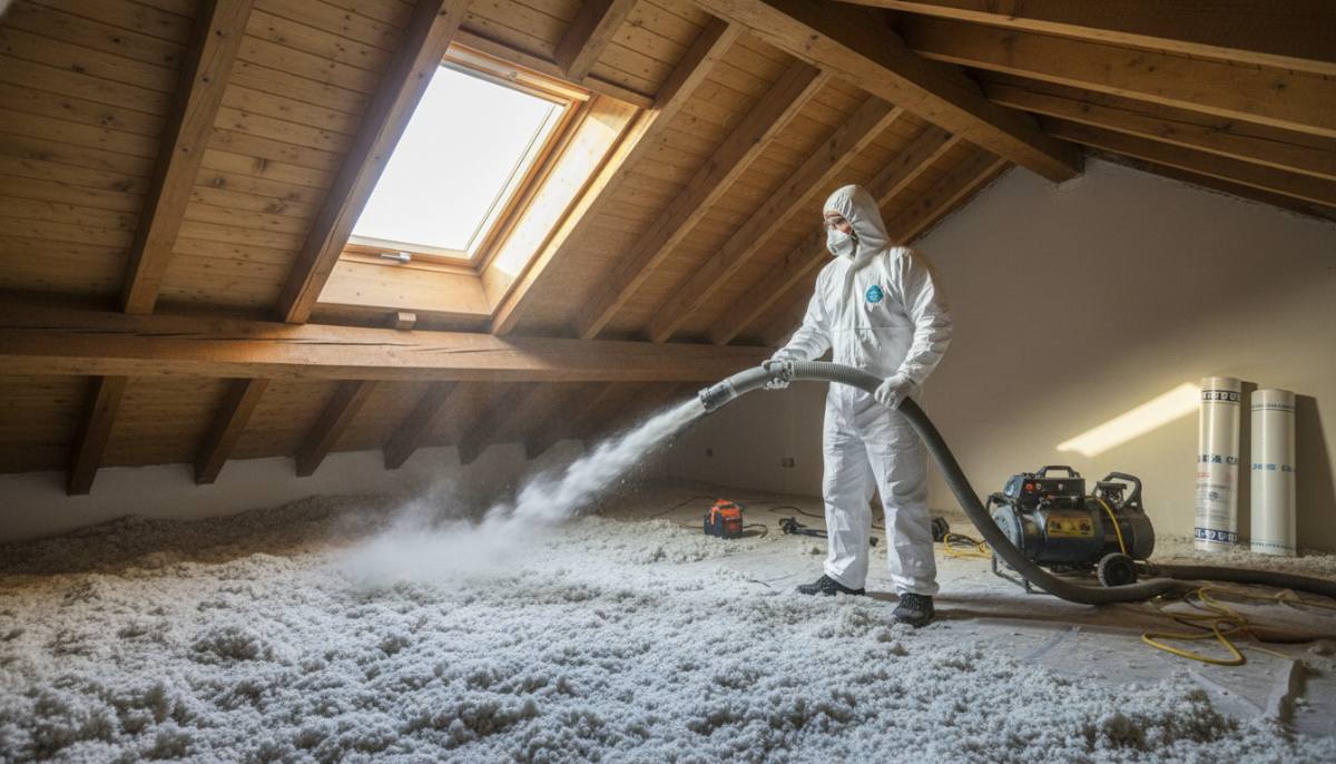 aislamiento buhardilla no habitable — aislamiento de buhardilla por insuflación en Burgos 2026