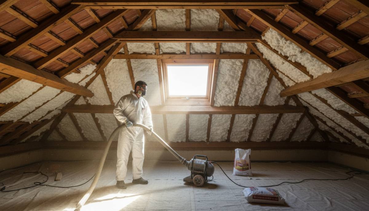 aislamiento buhardilla no habitable — aislamiento de buhardilla por insuflación en Palencia 2026